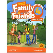 کتاب فمیلی اند فرندز 4 امریکن Family and Friends 4 American وزیری