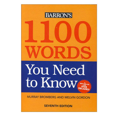 کتاب 1100 واژه انگلیسی BARRONS 1100 Word you need to Know - بانک کتاب زبان