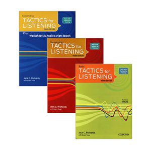 خرید مجموعه 3 جلدی  کتاب تکتیس فور لیسنیگ TACTICS for LISTENING 