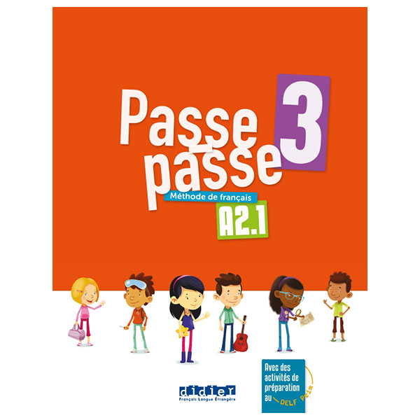 کتاب Passe Passe 3 بانک کتاب زبان خرید کتاب زبان فرانسوی کودکان با