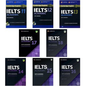 پک کامل 8 جلدی کتاب Cambridge IELTS Academic کمبریج آیلتس آکادمیک جلد 11 تا 18