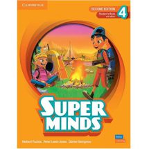 کتاب سوپر مایندز 4 ویرایش دوم Super Minds 4 Second Edition گلاسه