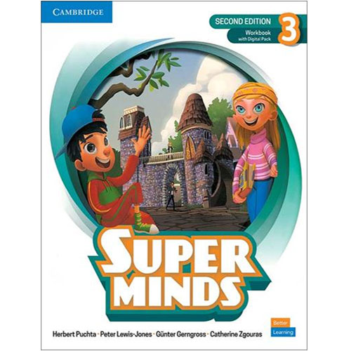 کتاب سوپر مایندز 3 ویرایش دوم Super Minds 3 Second Edition گلاسه