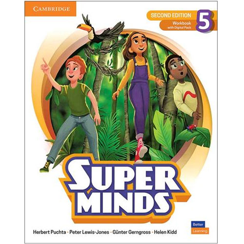 کتاب سوپر مایندز 5 ویرایش دوم Super Minds 5 Second Edition گلاسه