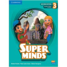 کتاب سوپر مایندز 3 ویرایش دوم Super Minds 3 Second Edition گلاسه